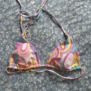 Colorful Swim Bikini Top